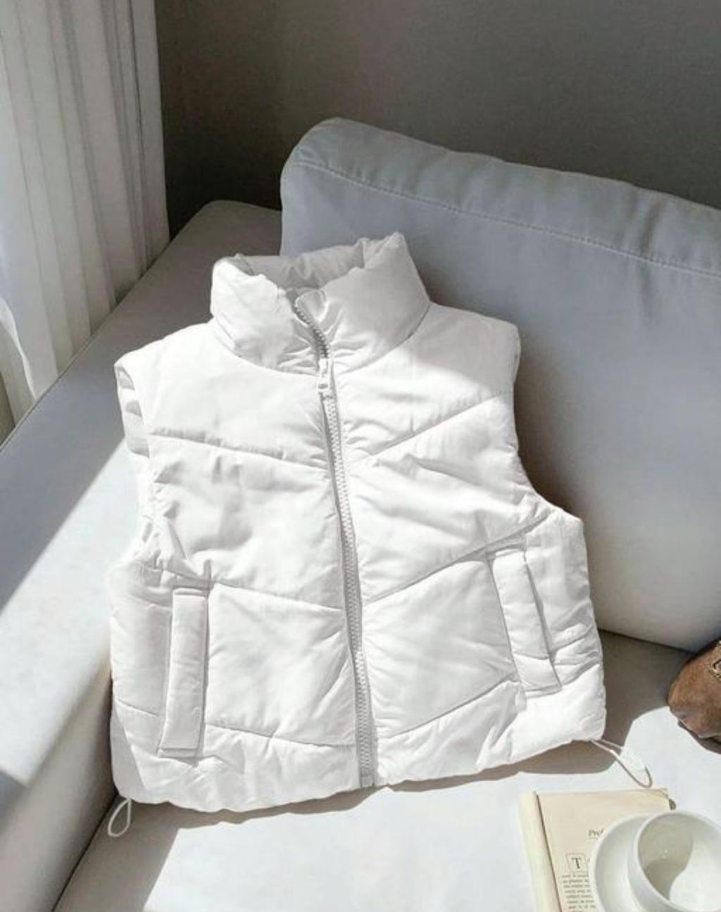 Half Jacket For Women & Girl's Puffer Vest Winter Jacket