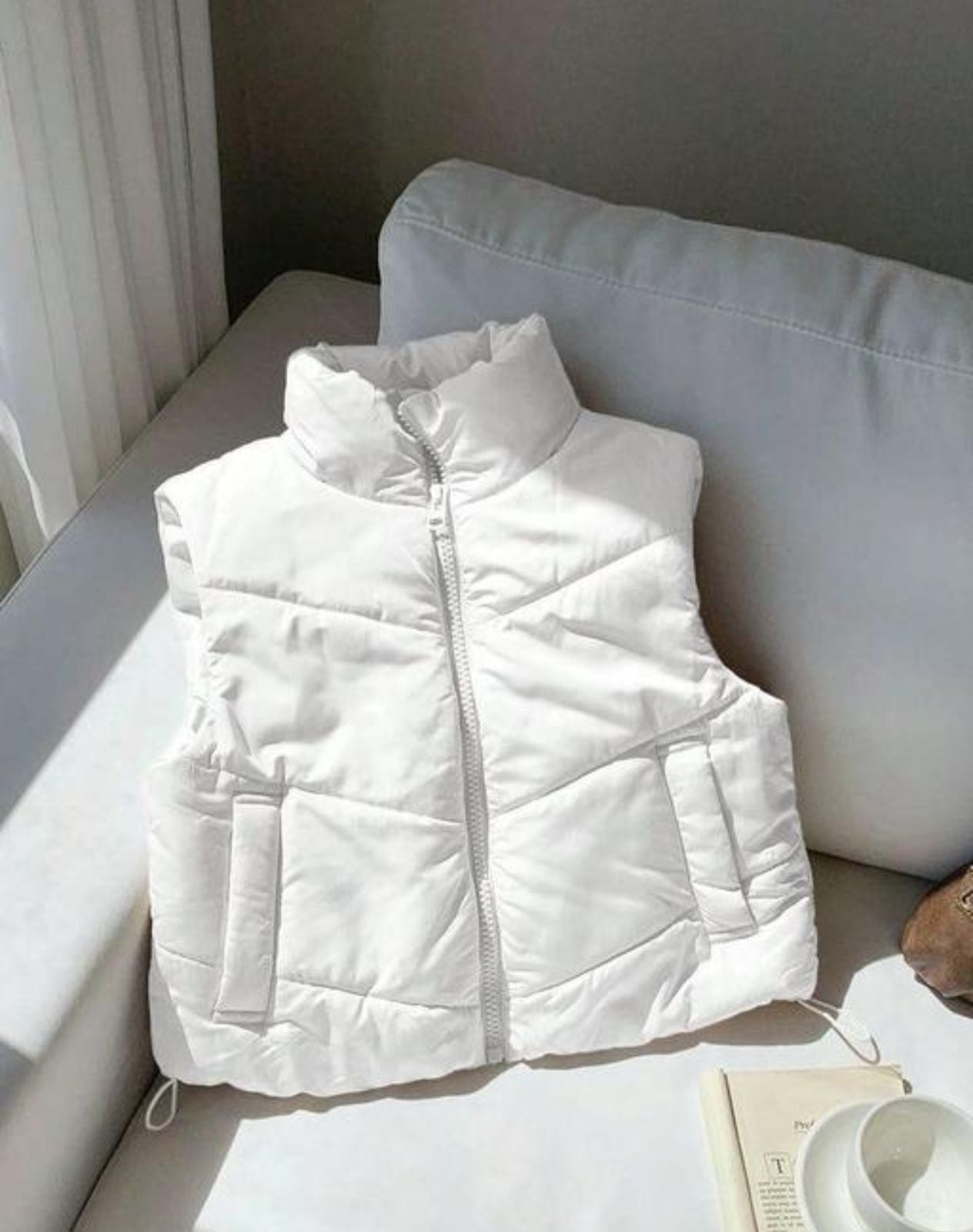 Half Jacket For Women & Girl's Puffer Vest Winter Jacket